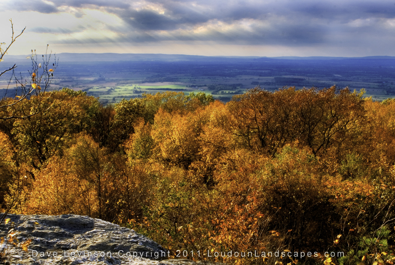 A rocky overlook along the Appalachian Trail in Clarke County, VA.